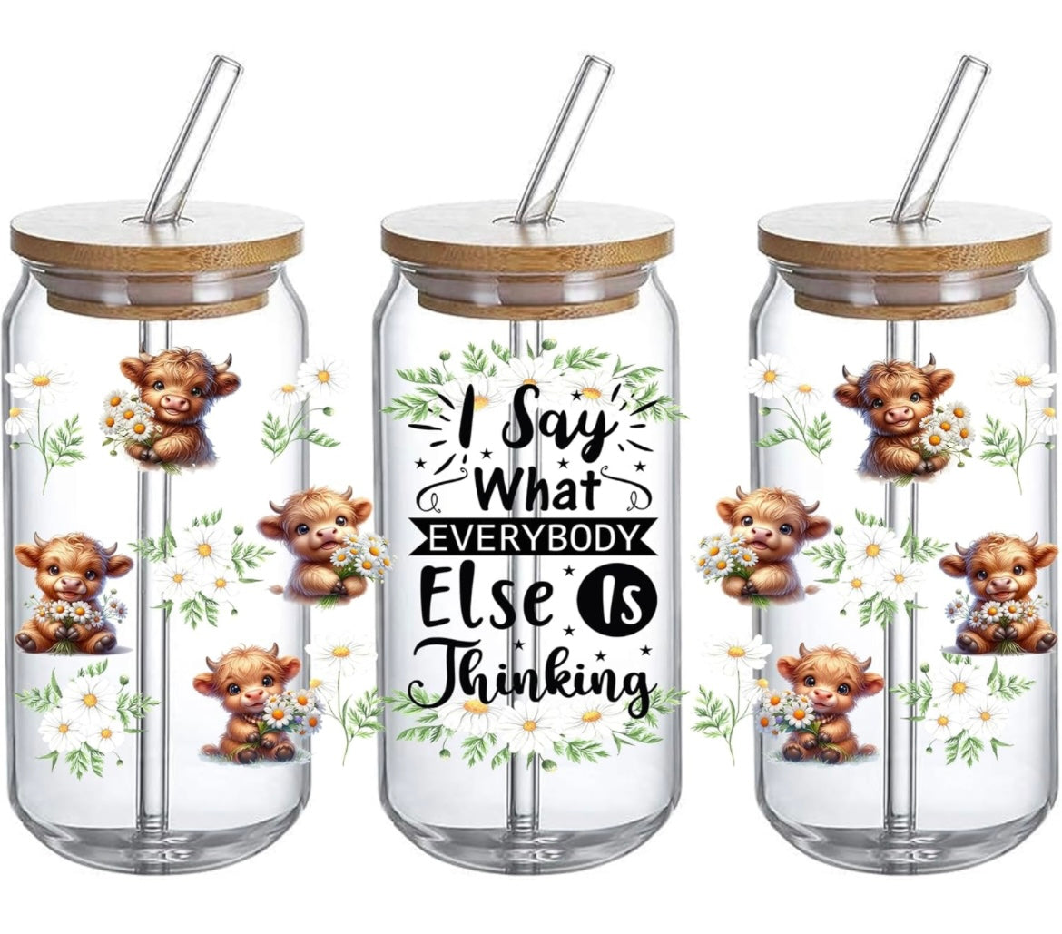 I say what everybody else is thinking